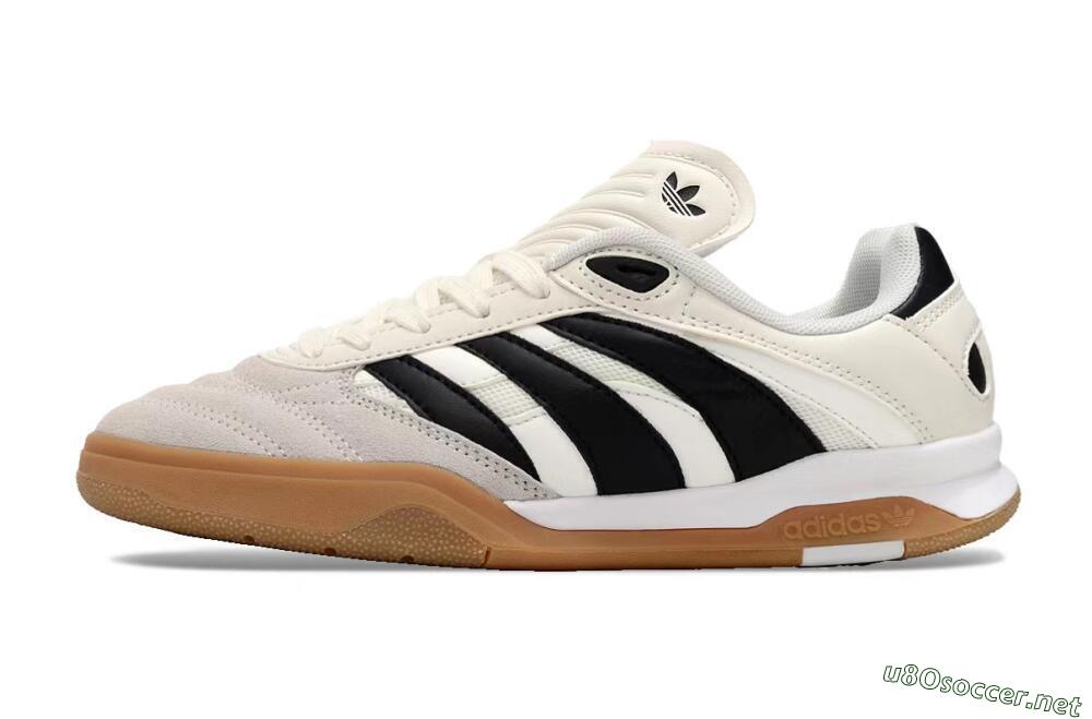 Unisex Adidas Predator Mundial IC Football Shoes - Beige/Black/Brown 0