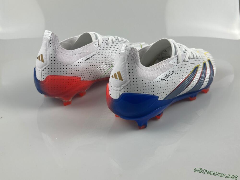 Men's Adidas Predator 24 Elite Euphoria FG Football Boots - White/Silver/Blue