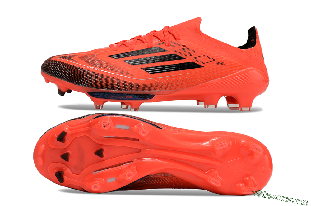 Men's Adidas F50 Lightstrike Pro FG Football Boots - Red/Black/White 1