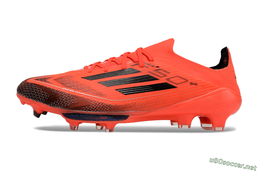 Men's Adidas F50 Lightstrike Pro FG Football Boots - Red/Black/White 0