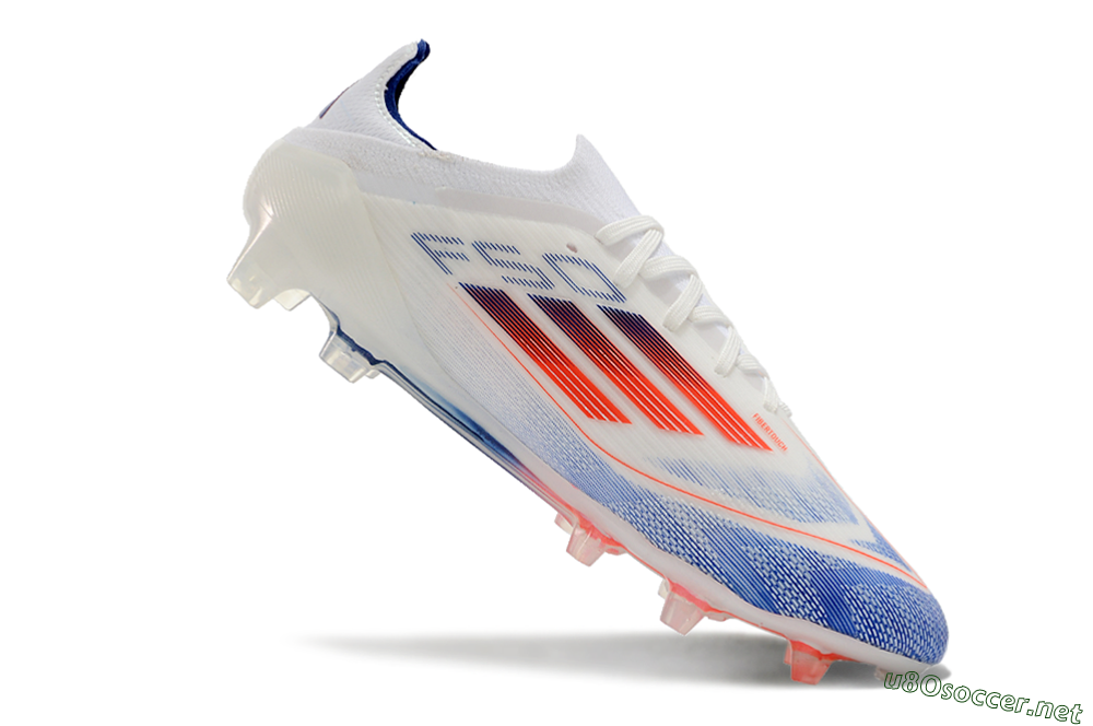 Men's Adidas F50 Elite FG Football Boots - Blue/Red/Beige 4