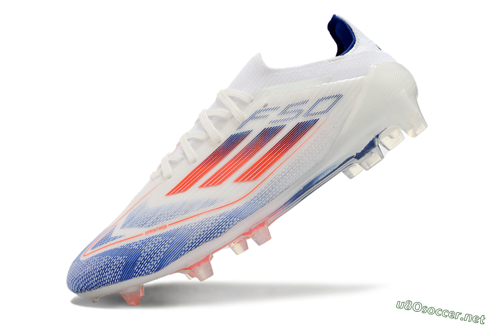 Men's Adidas F50 Elite FG Football Boots - Blue/Red/Beige 5