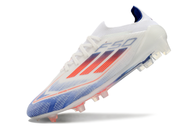 Men's Adidas F50 Elite FG Football Boots - Blue/Red/Beige