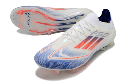Men's Adidas F50 Elite FG Football Boots - Blue/Red/Beige