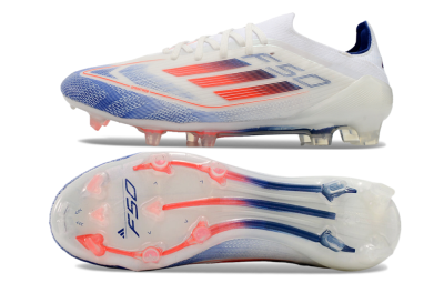 Men's Adidas F50 Elite FG Football Boots - Blue/Red/Beige