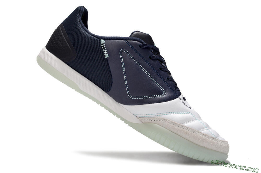 Men's Adidas Top Sala Competition IC Football Shoes - White/Black/Blue 4