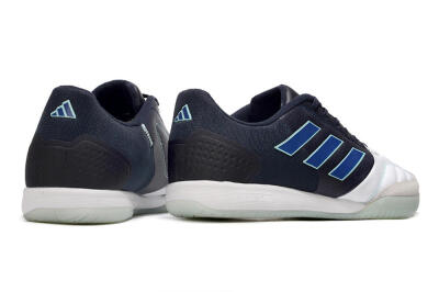 Men's Adidas Top Sala Competition IC Football Shoes - White/Black/Blue