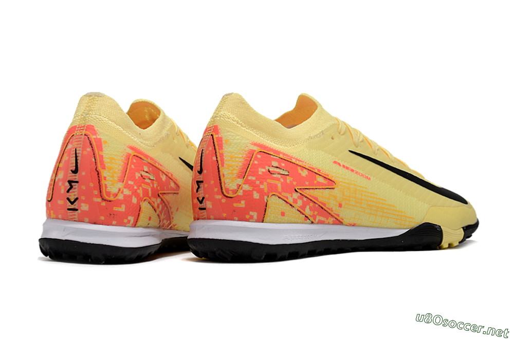 Men's Nike Air Zoom Mercurial Vapor 16 Elit TF Football Shoes - Yellow/Black/Red 6