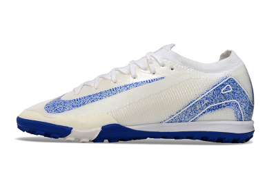Men's Nike Air Zoom Mercurial Vapor 16 Elit TF Football Shoes - White/Racer Blue