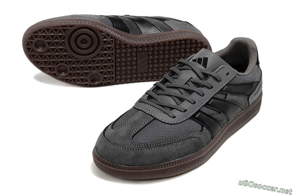 Men's Adidas Predator 24 League Low IC Football Shoes - Grey/Black/Brown 3