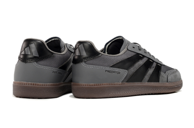 Men's Adidas Predator 24 League Low IC Football Shoes - Grey/Black/Brown