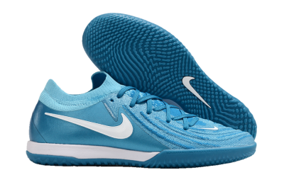 Men's Nike Phantom GX 2 Elite IC Football Shoes - Blue Fury/White