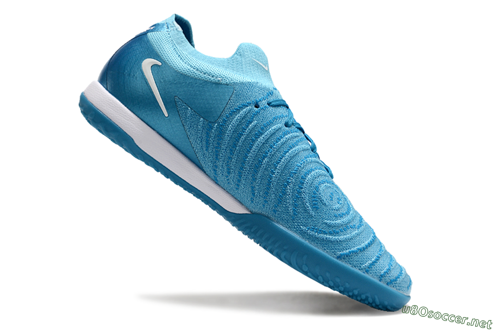 Men's Nike Phantom GX 2 Elite IC Football Shoes - Blue Fury/White 4