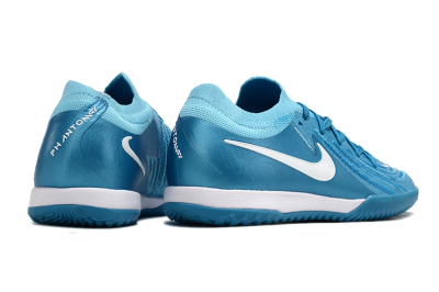 Men's Nike Phantom GX 2 Elite IC Football Shoes - Blue Fury/White