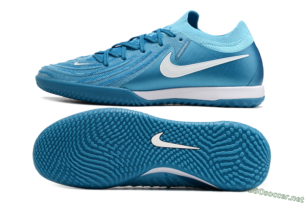 Men's Nike Phantom GX 2 Elite IC Football Shoes - Blue Fury/White 1