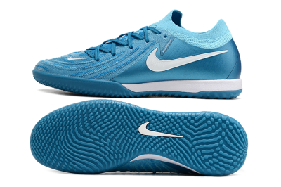 Men's Nike Phantom GX 2 Elite IC Football Shoes - Blue Fury/White