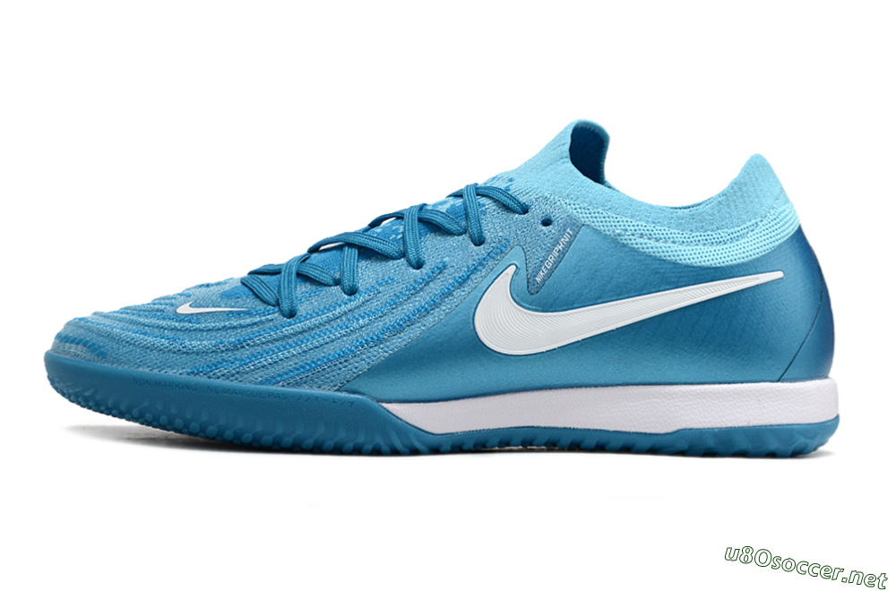 Men's Nike Phantom GX 2 Elite IC Football Shoes - Blue Fury/White 0