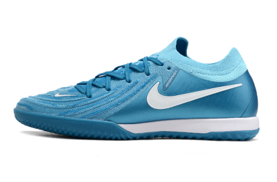Men's Nike Phantom GX 2 Elite IC Football Shoes - Blue Fury/White