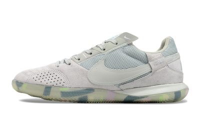 Men's Nike Street Gato IC Football Shoes - Grey/Green/Mint