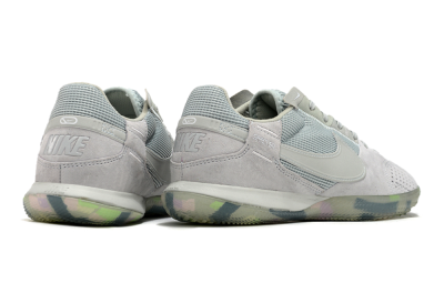 Men's Nike Street Gato IC Football Shoes - Grey/Green/Mint