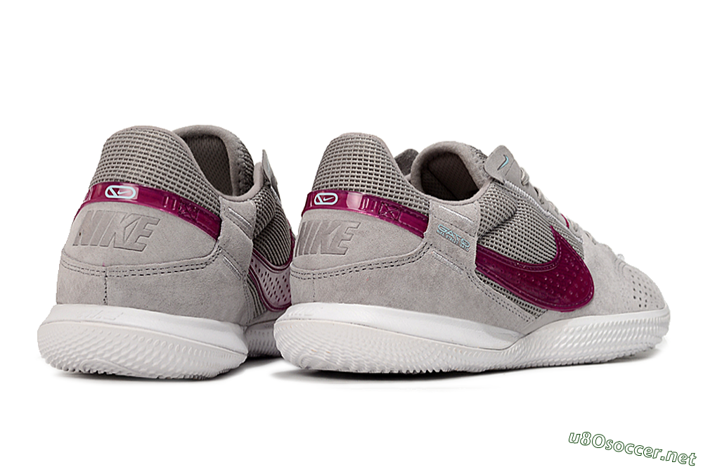 Men's Nike Street Gato IC Football Shoes - Grey/Purple/White 6