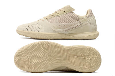 Men's Nike Street Gato IC Football Shoes - Beige/Beige