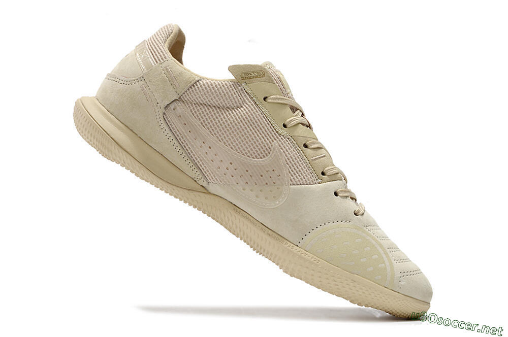 Men's Nike Street Gato IC Football Shoes - Beige/Beige 4
