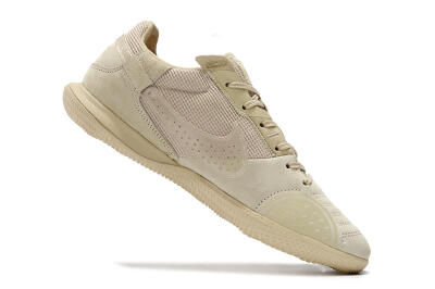 Men's Nike Street Gato IC Football Shoes - Beige/Beige