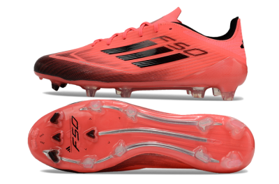 Men's Adidas F50 Adizero FG Football Boots - Red/Black