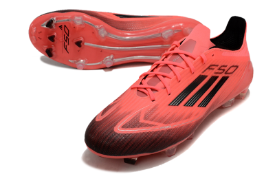 Men's Adidas F50 Adizero FG Football Boots - Red/Black