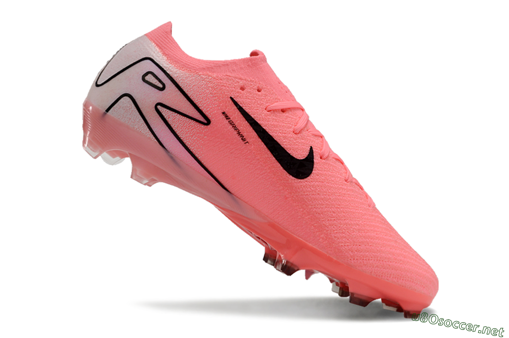 Men's Nike Air Zoom Mercurial Vapor 16 Elit FG Football Boots - Pink/Black 4