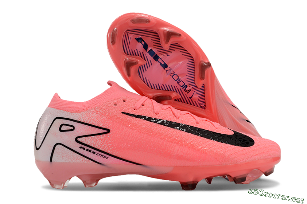 Men's Nike Air Zoom Mercurial Vapor 16 Elit FG Football Boots - Pink/Black 2