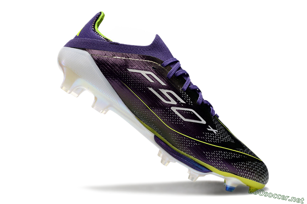 Men's Adidas F50 Lightstrike Pro FG Football Boots - Purple/Yellow/Blue 4