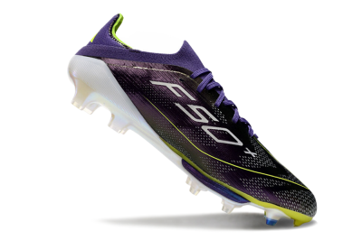 Men's Adidas F50 Lightstrike Pro FG Football Boots - Purple/Yellow/Blue