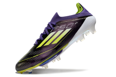 Men's Adidas F50 Lightstrike Pro FG Football Boots - Purple/Yellow/Blue