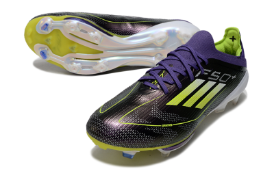 Men's Adidas F50 Lightstrike Pro FG Football Boots - Purple/Yellow/Blue
