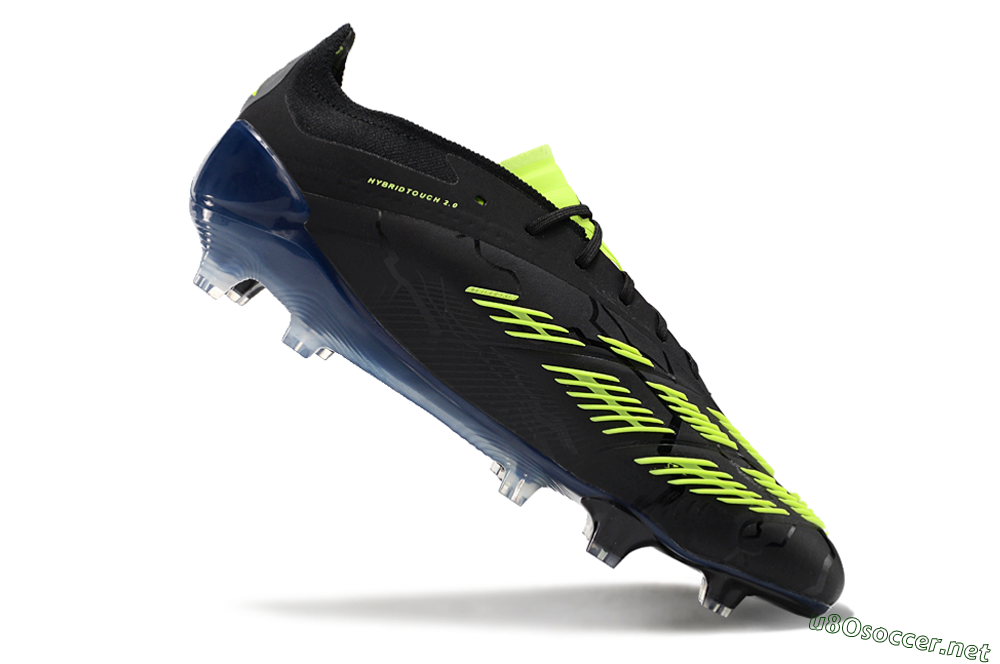 Unisex Adidas Predator Accuracy+ FG Football Boots - Black/Yellow 4