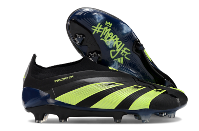 Men's Adidas Predator Accuracy+ FG Football Boots - Black/Yellow/Blue