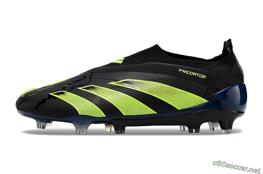 Men's Adidas Predator Accuracy+ FG Football Boots - Black/Yellow/Blue 0
