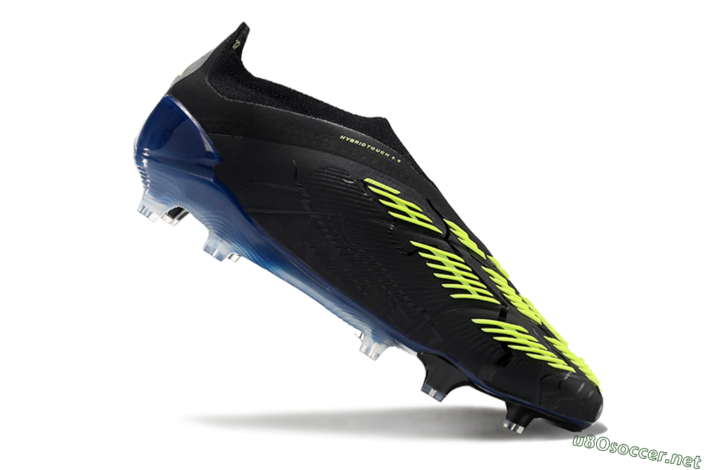 Men's Adidas Predator Accuracy+ FG Football Boots - Black/Yellow/Blue 4