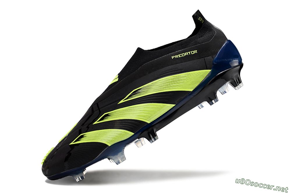 Men's Adidas Predator Accuracy+ FG Football Boots - Black/Yellow/Blue 5
