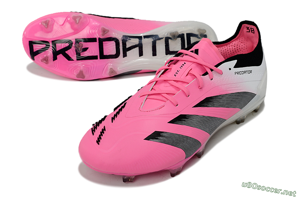 Men's Adidas Predator Accuracy.1 FG Football Boots - Pink/Black/White 3