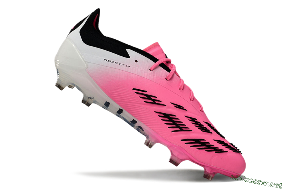 Men's Adidas Predator Accuracy.1 FG Football Boots - Pink/Black/White 4