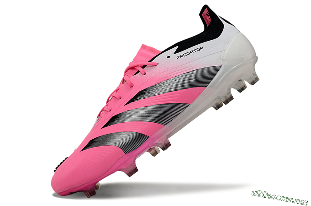 Men's Adidas Predator Accuracy.1 FG Football Boots - Pink/Black/White 5
