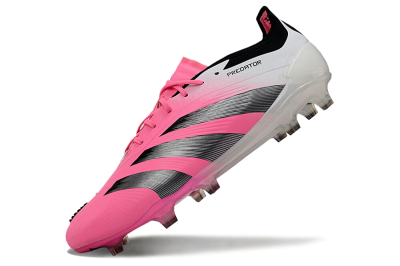 Men's Adidas Predator Accuracy.1 FG Football Boots - Pink/Black/White