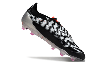 Men's Adidas Predator Accuracy Elite FG Football Boots - White/Black/Red/Silver