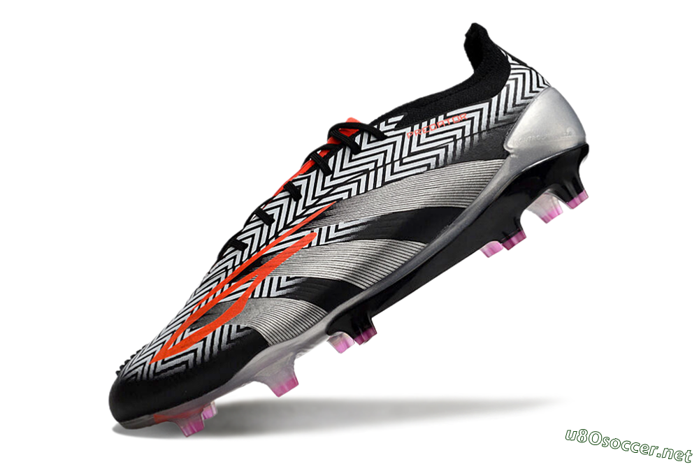 Men's Adidas Predator Accuracy Elite FG Football Boots - White/Black/Red/Silver 5