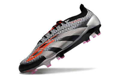 Men's Adidas Predator Accuracy Elite FG Football Boots - White/Black/Red/Silver