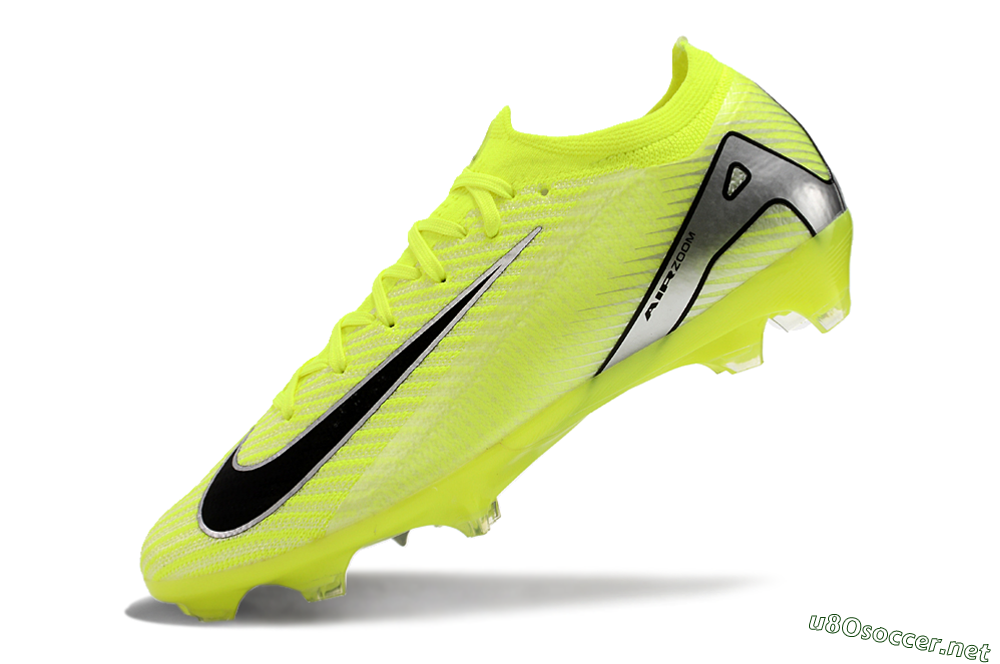 Men's Nike Air Zoom Mercurial Vapor 16 Elite FG Football Boots - Yellow/Black/Silver/Grey 5