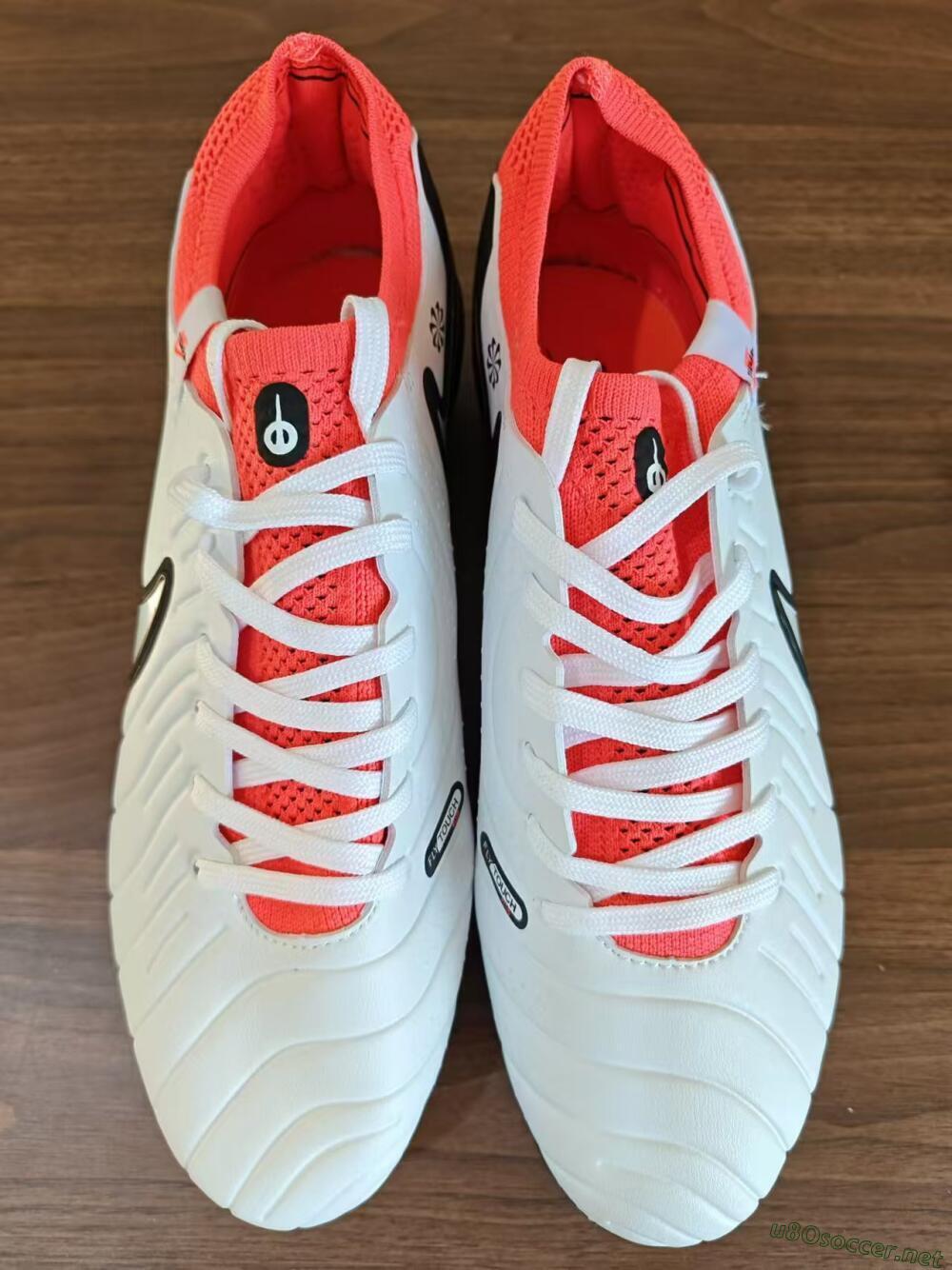 Men's Nike Tiempo Legend 10 Elite FG Football Boots - White/Black/Red